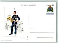 Ganzsache Soldat Uniform
