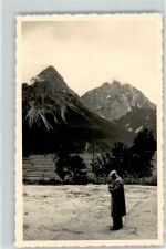 6631 Lermoos Privatfoto AK Rückseitig Klebestellen Ort handschriftlich