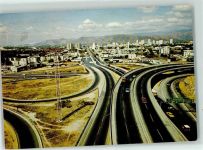 Valencia Gebrauchsspuren Distribuidor de la Autopista Autobahn Auto