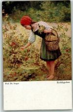 sign. Prof.Dr.Seeger Primus Deutsche Meister Sammlung Nr.3032 Rotkäppchen Künstlerkarte