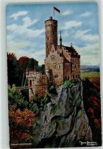 W7414 Lichtenstein , Württ Schloss Kunstkarte Nr.3004 Böttcher, H. Künstlerkarte