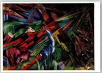 Basel Bâle Tierschicksale sign.Franz Marc Nr.3848 Kunstmuseum Expressionismus Künstlerkarte