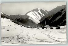 6622 Berwang Foto AK 1336 m Zugspitze Bleispitze Gartnerwand Kirche Schnee Winter