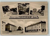 15517 O1240 Fürstenwalde , Spree - Ring der Freundschaft Mühlenstraße Markgrafenstein Stadthaus