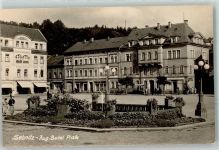 01855 O8360 Sebnitz Foto AK August-Bebel-Platz