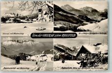 82496 W8106 Oberau , Loisach - Winter Hochkalter ReiteralpeSkilift Roßfeldhütte