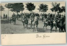 Pferde Soldaten Beste Grüsse J.D.W. 307 Militär