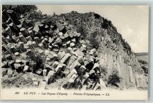 43000 Le Puy-en-Velay - les Orgues d`Espaly Pierres Prismatiques Basaltgestein