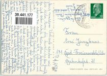 O6083 Brotterode sign.Hoppe A. Vogelschau Thüringer Wald I Landkarte Künstlerkarte
