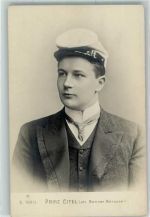 Studentika als Bonner Borusse AL Nr.168-2 Adel Prinz Eitel Friedrich