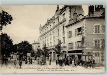 58000 Nevers - l`Hotel des Postes et la Place Jean-Desveaux
