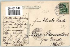 21465 W2057 Reinbek 1906 Gebrauchsspuren Villenkolonie