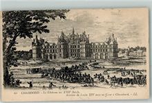 41250 Chambord Künstlerkarte le Chateau au XVII Jahrh.