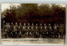 25551 W2214 Lockstedter Lager 1916 Privatfoto AK Uniform Gruppenfoto