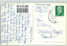 06712 O4900 Zeitz , Elster Foto AK Friedensplatz Auto Turm Tor HO Hotel