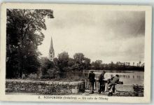 29140 Rosporden - Un coin de l Etang Kirche Kinder