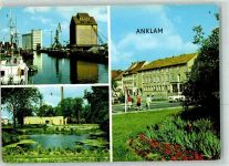 17389 O2140 Anklam - Peenehafen Schwimmbad Marktplatz