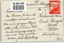 6165 Telfes im Stubai Privatfoto AK Flurkreuz Tracht Ort lt. Stempel