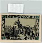Glogau Glogow Notgeldschein Notgeld 25 Pfennig