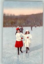 Kinder Photochromie Serie IV Nr.44 Schlittschuh