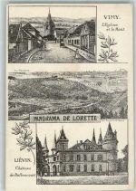 62800 Lievin - l`Eglise et le Mont Chateau de Rollencourt