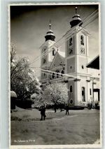 6380 St. Johann in Tirol Winter Kirche Foto-AK