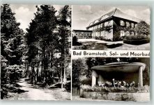 24576 W2357 Bad Bramstedt Foto AK Kurhaus an den Auen Musikpavillon