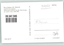 01833 O8350 Stolpen - Gräfing cosel Schloss Repro