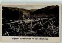 Usti nad Labem Aussig - Burg Schreckenstein Elbschleuse