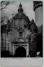 14827 O1825 Wiesenburg , Mark 1907 - Hauptportal