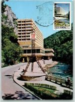 Baile Herculane Herkulesbad Ganzsache Hotel Roman Foto AK
