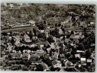 65594 W6258 Runkel , Lahn Foto AK Fliegeraufnahme Burg Schloss
