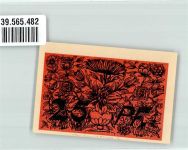 56457 W5438 Westerburg , Westerw Notgeldschein 25 Pfennig Notgeld 1920 Blumen Rot Schwarz