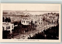 Bizerte Foto AK Qaurtier de la Gare