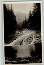 Riesengebirge Foto AK Foto Pfohl Weiswassergrund
