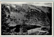 Brückenberg Karpacz Gorny 1942 - Am kleinen Teich Ort lt. Stempel
