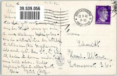 Brückenberg Karpacz Gorny 1942 - Am kleinen Teich Ort lt. Stempel