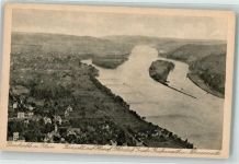 53639 W5330 Drachenfels - Blick auf Honnef Rhöndorf Insel Grafenwerth u. Nonnenwerth