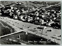 61011 Gabicce Mare 1954 Foto AK Fliegeraufnahme