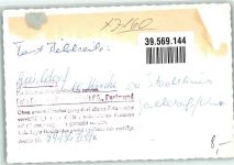 74405 W7160 Gaildorf FOTO KEINE AK Foto Original aus Archiv eines Ansichtskartenverlags Ev. Kirche Ort handschriftlich