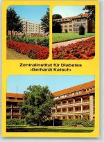 17495 O2201 Karlsburg b Greifswald Foto AK Zentralinstitut für Diabetes Gerhardt Katsch VEB Bild und Heimat