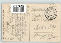 Mitau Jelgava 1917 - Kirche St. Trinitatis Feldpost WK I Nr. 214