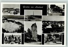 9162 Ballum Foto AK Schwimmbad Strand Leuchtturm Aussichtsturm