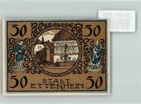 77955 W7637 Ettenheim Notgeldschein Notgeld 50 Pfennig