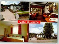 77977 W7631 Rust , Baden Werbe AK Cafe Elzstüble
