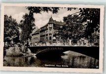 Gumbinnen Gussew Foto AK Neue Brücke