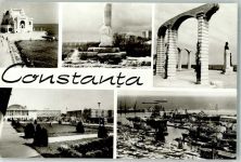 Konstanza Constanta Foto AK Hafen Denkmal Kasino Gasthaus