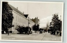 Trondheim Trondhjem Foto AK Munkegaten Auto Oldtimer Kirche