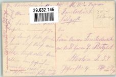 Sonderburg Sonderborg 1914 Mondschein Schloss Feldpost WK I