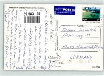 Foto AK Franz Josef Glacier Schnee Blumen Westland